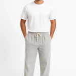 Erkek Fitilli Kadife Cepli Buggy Pantolon Oversize Rahat Kalıp - Gri