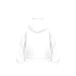 Samuray Ninja Çift Kapşonlu ZIP Fermuarlı Kanguru Çepli Tam Fermuarlı Hoodie Swetshirt - Beyaz - Görsel 2