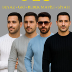 Erkek Fitilli Triko Kazak 4’lü Set – Beyaz, Bebek Mavisi, Gri, SiyahKalın Dokuma Pamuklu Regular Fit Bisiklet Yaka Uzun Kollu Kışlık Ve Baharlık Rahat Triko Kombini