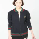 Tam Fermuarlı Triko Hırka - Lacivert