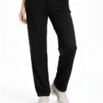 Düz Paça Beli Lastikli İpli Günlük Spor Eşofman Altı Rahat Fit - Siyah