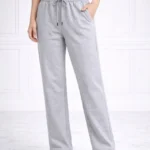 Düz Paça Beli Lastikli İpli Günlük Spor Eşofman Altı Rahat Fit - Gri