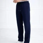 Erkek Düz Paça Beli Lastikli İpli Günlük Spor Eşofman Altı Rahat Fit - Lacivert