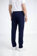 Erkek Düz Paça Beli Lastikli İpli Günlük Spor Eşofman Altı Rahat Fit - Lacivert - Görsel 4