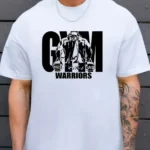 Erkek Baskılı Bisiklet Yaka Erkek T-shirt - Beyaz