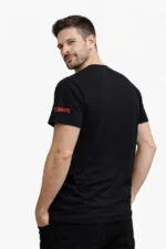 Erkek TÜRKİYE Baskılı Tişört 2026 Dünya Kupası Taraftar Forma T-Shirt - Siyah - Görsel 3