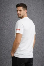 Erkek TÜRKİYE Baskılı Tişört 2026 Dünya Kupası Taraftar Forma T-Shirt - Beyaz - Görsel 2