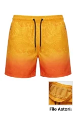 Erkek Deniz Şortu Fermuarlı Cepli File Astarlı Hızlı Kuruyan Premium - Çok Renkli - Görsel 3