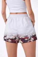 Deniz Şortu Fermuarlı Cepli File Astarlı Hızlı Kuruyan Premium - Beyaz - Görsel 3