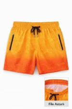 Deniz Şortu Fermuarlı Cepli File Astarlı Hızlı Kuruyan Premium - Çok Renkli - Görsel 2