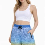 Deniz Şortu Fermuarlı Cepli File Astarlı Hızlı Kuruyan Premium - Çok Renkli