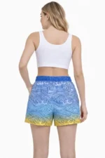 Deniz Şortu Fermuarlı Cepli File Astarlı Hızlı Kuruyan Premium - Çok Renkli - Görsel 3