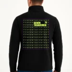 Ön Arka Polar Kazak Dik Yaka - Siyah