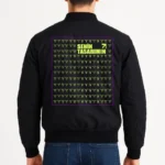 Arka Bomber Ceket - Siyah