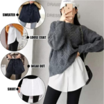 Lastikli Düğmeli Kurtarıcı Gömlek Altı Eteklik -Beyaz