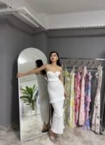 Lere Ip Askılı Elbise - Görsel 8