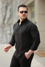 Erkek Uzun Kollu Gömlek - Görsel 2