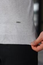 Erkek Yarım Balıkçı Yaka Pamuklu Triko - Görsel 4