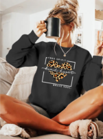 Kadın Uzun Kollu Bisiklet Yaka Desenli Viskon Iki Iplik Bluz - Görsel 3