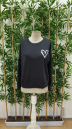 Kadın Uzun Kollu Bisiklet Yaka Viskon Iki Iplik Bluz - Görsel 4