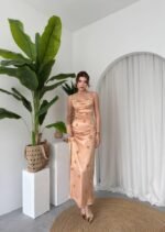 Dora Çiçek Detaylı Elbise - Görsel 5