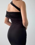 Reta Çapraz Omuz Elbise - Görsel 6