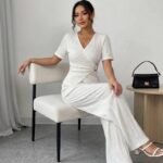 Kadın Toka Detaylı Kruvaze Takım