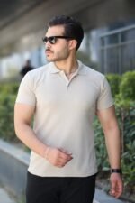 Erkek Kısa Kollu Yakalı Tişört