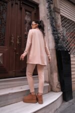 Kadın Uzun Kollu Krep üçlü Takım - Görsel 7