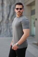 Erkek Basic Kısa Kollu Tişört - Görsel 2