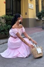 Büzgülü Crop Kat Detaylı Fırfır Etekli Takım 10196 - Görsel 2