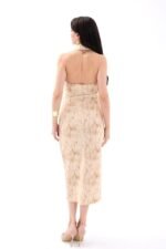 7428 ELBİSE-BEJ - Görsel 5