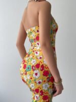 Emelıe Straplez Elbise - Görsel 5