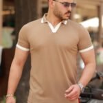 Erkek Hemşire Yaka Kısa Kollu Tişört