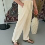 Erkek İthal Yıkamalı Keten Pantolon