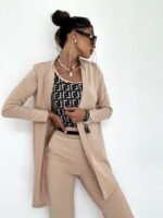 Kadın Uzun Kollu Krep üçlü Takım - Görsel 7