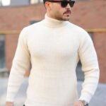 Erkek Boğazlı Örme Kazak