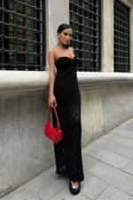 Eudora Ajurlu StraplezElbise 2771 - Görsel 6