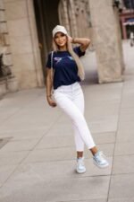 Kadın Kuş Desenli Süprem T-shirt - Görsel 3