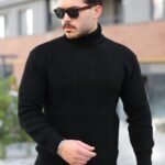 Erkek Boğazlı Örme Kazak