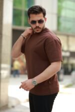 Erkek Kısa Kollu Basic Oversize Tshirt - Görsel 2