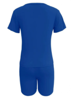 Kadın Kısa Kollu çapa Baskılı Viskon Ikili Takım - Görsel 5