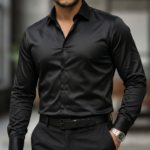Erkek Saten Klasik Gömlek
