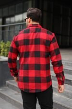 Erkek Ekose Desenli Oduncu Gömlek - Görsel 4