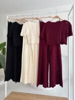 Triko Bluz Pantolon İkili Takım 10084-025 - Görsel 9