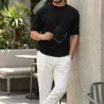 Erkek Duble Kol Basic Tişört