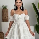 Lucca Kolu Lastikli Mini Elbise