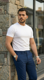 Erkek Slim Fit Dilli Kumaş Pantolon - Görsel 2