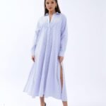 5857 ELBİSE-WASHİNGTON ÇİZGİLİ