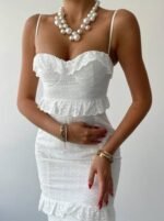 Lere Ip Askılı Elbise - Görsel 6